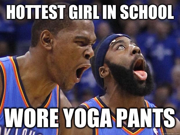 Hottest Girl In School Wore Yoga Pants  