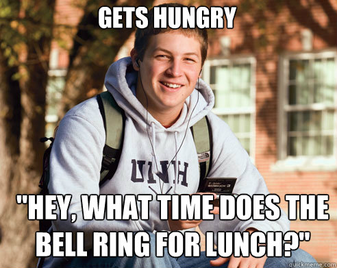 Gets Hungry 