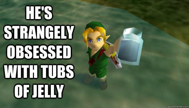 he's Strangely obsessed with tubs of jelly - he's Strangely obsessed with tubs of jelly  Misc