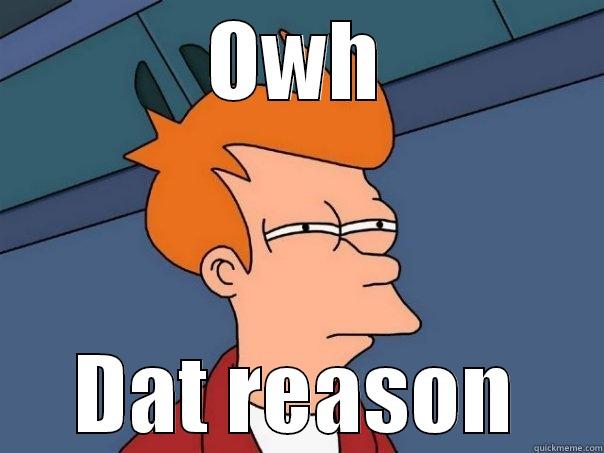 OWH DAT REASON Futurama Fry