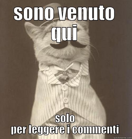 SONO VENUTO QUI SOLO PER LEGGERE I COMMENTI Original Business Cat