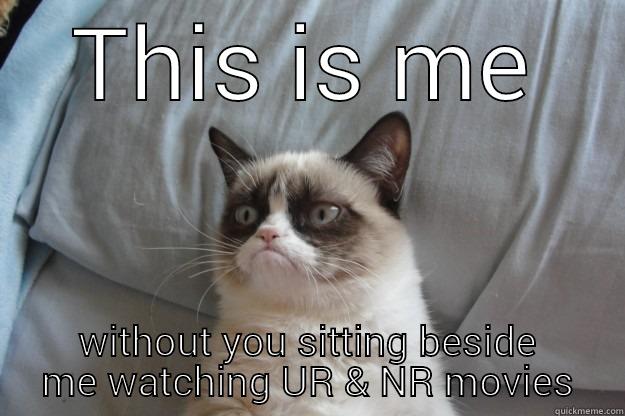 THIS IS ME WITHOUT YOU SITTING BESIDE ME WATCHING UR & NR MOVIES Grumpy Cat