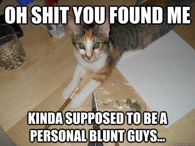 Oh shit you found me Kinda supposed to be a personal blunt guys...  