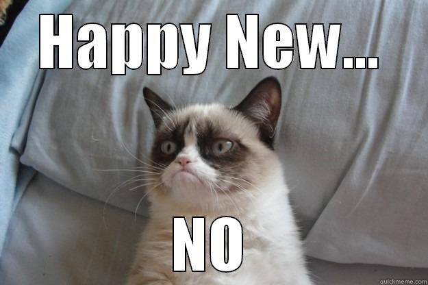 HAPPY NEW... NO Grumpy Cat