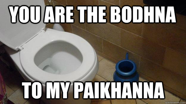 You are the bodhna To my paikhanna  Bengali puns-MohanaB