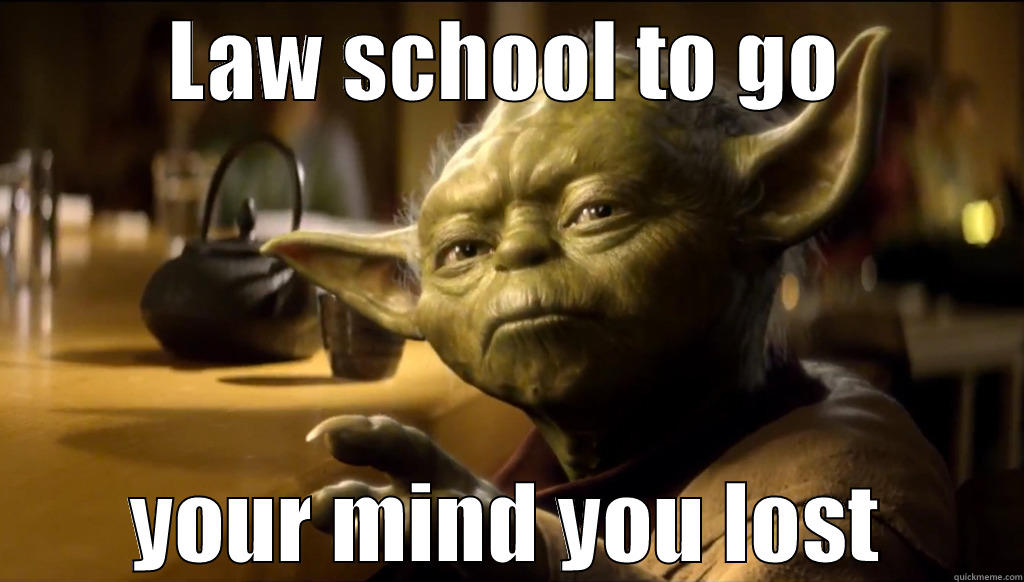 LAW SCHOOL TO GO YOUR MIND YOU LOST Misc