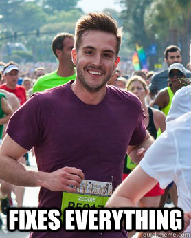  fixes everything  Ridiculously photogenic guy