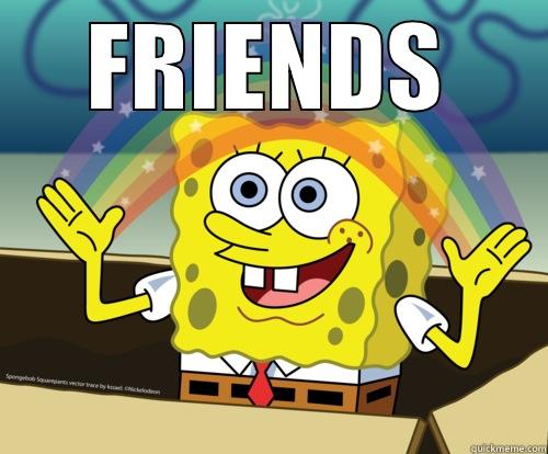 FRIENDS  Spongebob rainbow
