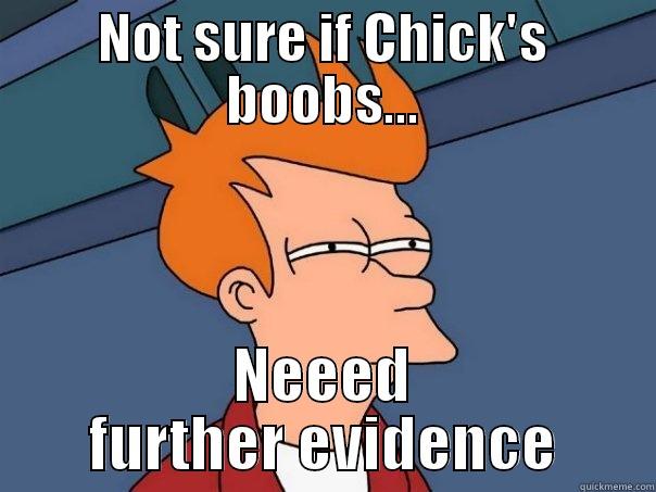 NOT SURE IF CHICK'S BOOBS... NEEED FURTHER EVIDENCE Futurama Fry