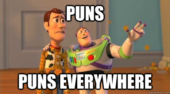 puns puns everywhere  Buzz Glitter