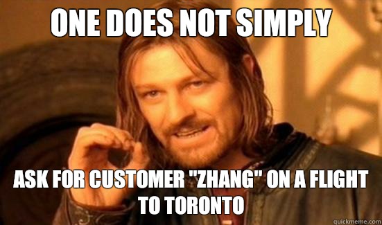 One Does Not Simply ask for customer 