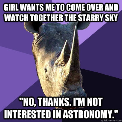 girl wants me to come over and watch together the starry sky 