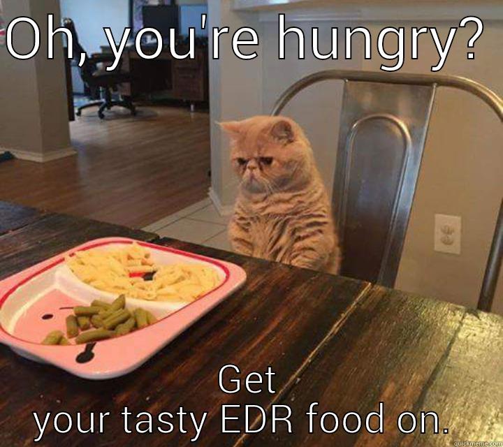 OH, YOU'RE HUNGRY?  GET YOUR TASTY EDR FOOD ON.  Misc