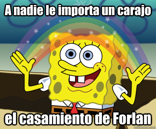 A nadie le importa un carajo el casamiento de Forlan  Annoyed Sponge Bob Square Pants