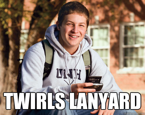  twirls lanyard  College Freshman