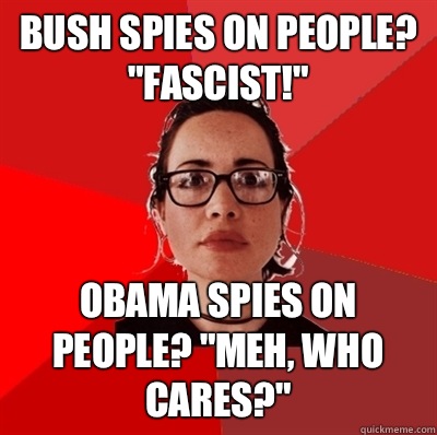 Bush spies on people?  