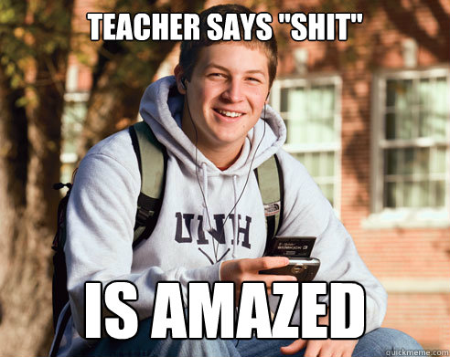 Teacher says 