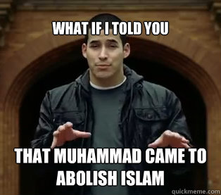 What if I told you that muhammad came to abolish islam  Jefferson Bethke