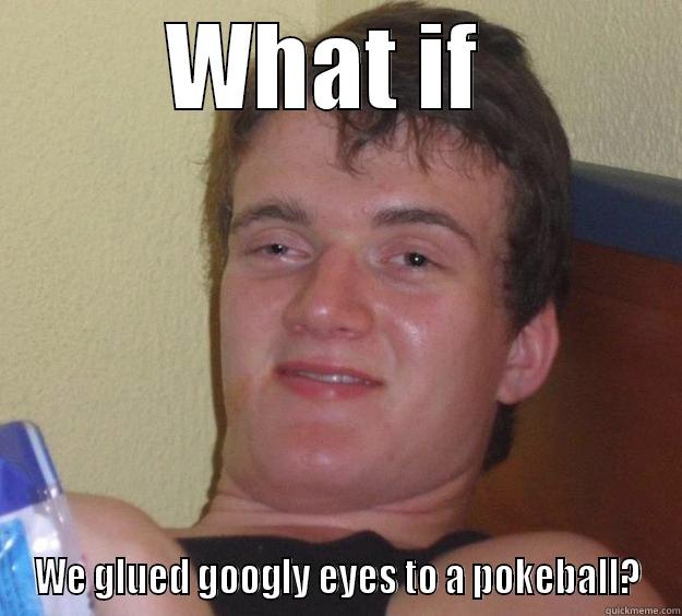 WHAT IF  WE GLUED GOOGLY EYES TO A POKEBALL? 10 Guy