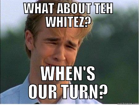 WHAT ABOUT TEH WHITEZ? WHEN'S OUR TURN? 1990s Problems