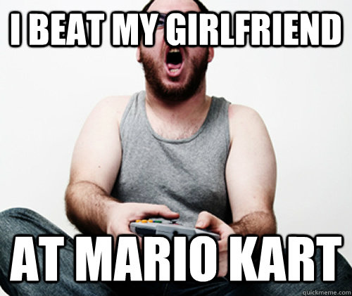 I BEAT MY GIRLFRIEND AT MARIO KART  Online Gamer Logic