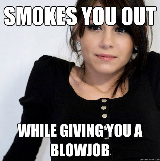 Smokes you out WHILE giving you a blowjob - Smokes you out WHILE giving you a blowjob  Good Girl Gabby