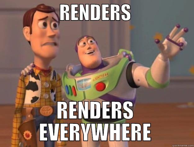RENDERS EVERYWHERE -                 RENDERS                  RENDERS EVERYWHERE Toy Story