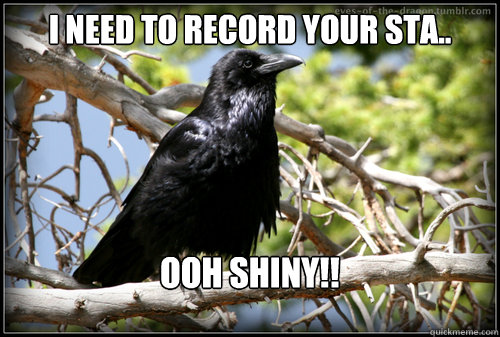 I need to record your sta.. OOH SHINY!!  Corax Harpy