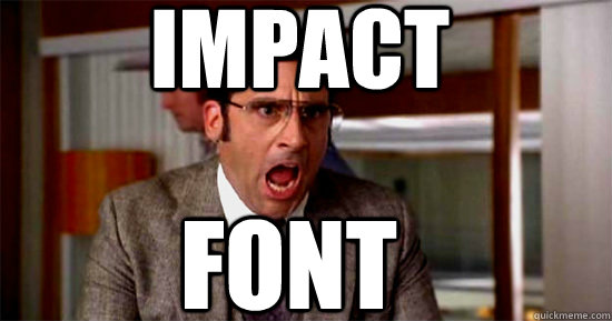 IMPACT font  