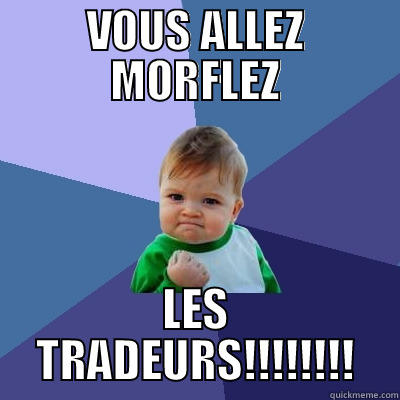 VOUS ALLEZ MORFLEZ LES TRADEURS!!!!!!!! Success Kid