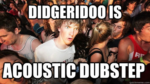Didgeridoo is Acoustic Dubstep  Sudden Clarity Clarence