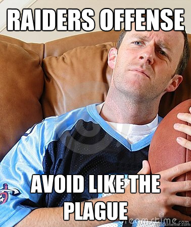 raiders offense avoid like the plague  Fantasy Football Guy