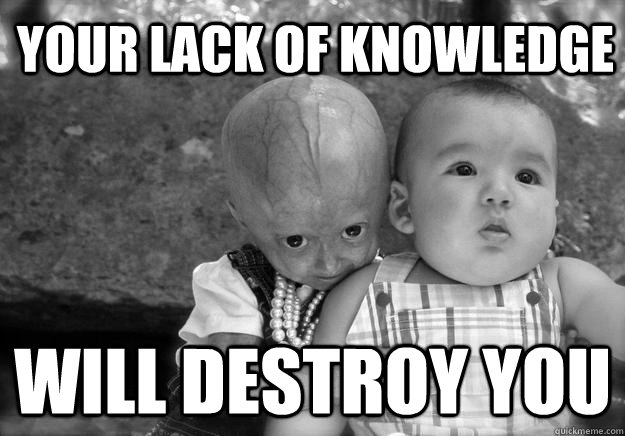 Your lack of knowledge will destroy you  Adalia Rose Evil eyes