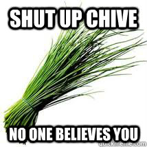 shut up chive no one believes you - shut up chive no one believes you  Misc