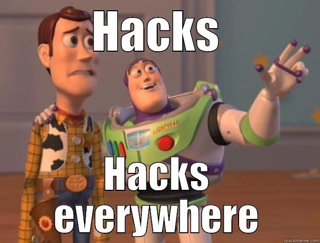 HACKS HACKS EVERYWHERE Toy Story