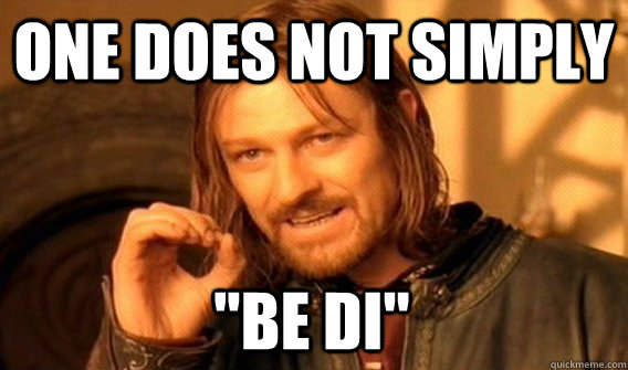 ONE DOES NOT SIMPLY 