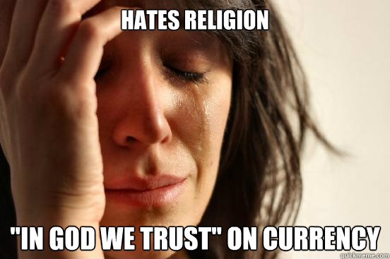 hates religion 