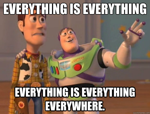 Everything is Everything everything is everything everywhere.  Toy Story