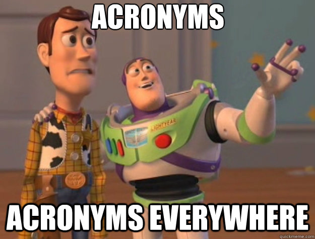 Acronyms acronyms everywhere  Toy Story