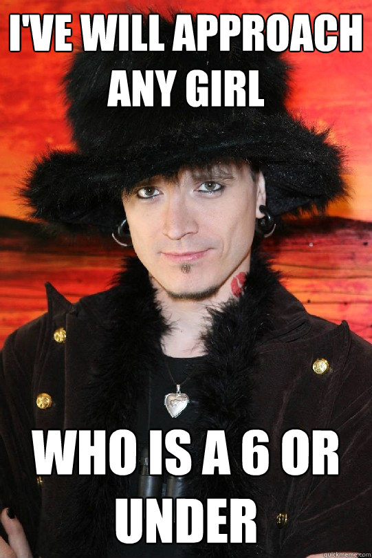 I've will approach any girl Who is a 6 or under  Lolgame