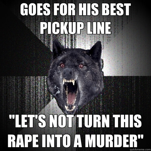 GOES FOR HIS BEST PICKUP LINE 