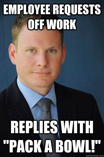 Employee requests off work Replies with 