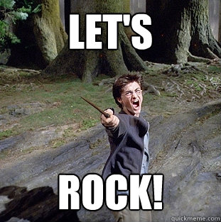 Let's rock!  Pissed off Harry