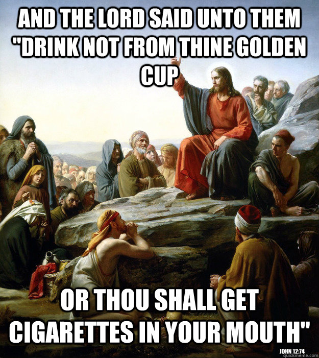 And the Lord said unto them 