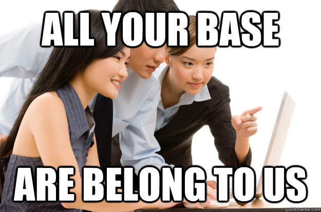 All Your Base Are Belong To Us - All Your Base Are Belong To Us  Chinese APT