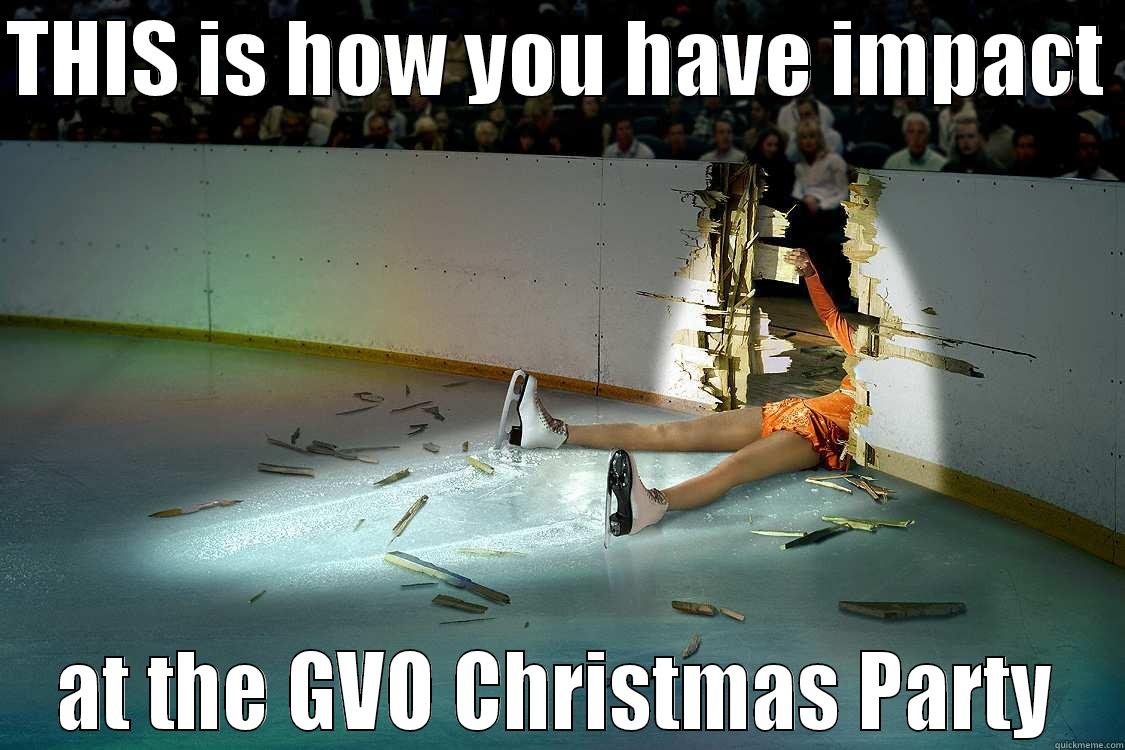 THIS IS HOW YOU HAVE IMPACT  AT THE GVO CHRISTMAS PARTY Misc