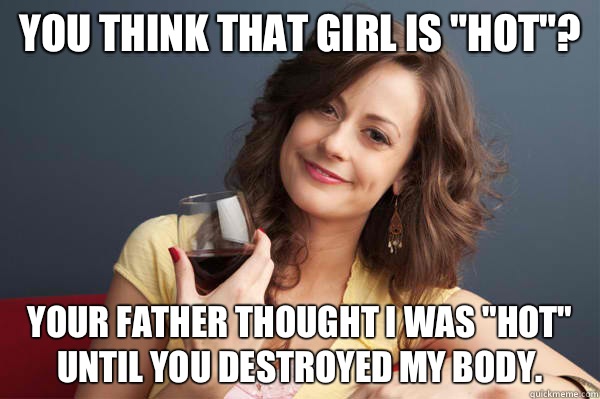 You think that girl is 