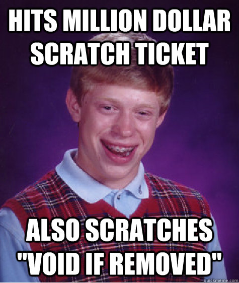 Hits million dollar scratch ticket also scratches 