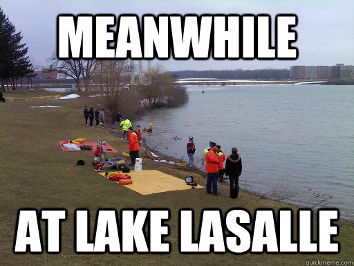 meanwhile at lake lasalle - meanwhile at lake lasalle  Corpse Fishing