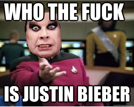 who the fuck is Justin bieber   confused ozzy